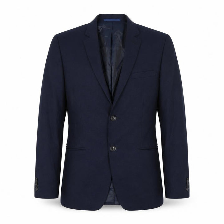 Topman Men's Blue Slim Fit Blazer Jacket 40R Notch Lapel