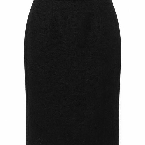 BHS Women’s Black Wool Blend Pencil Skirt Size 12 Knee Length