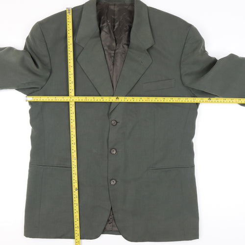 BHS Men’s Green 42in Regular Blazer Jacket Single Breasted