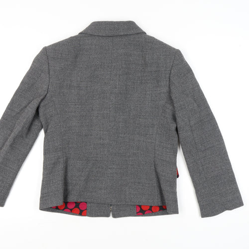 Marks and Spencer Women’s Grey Wool Blend Suit Jacket UK 12