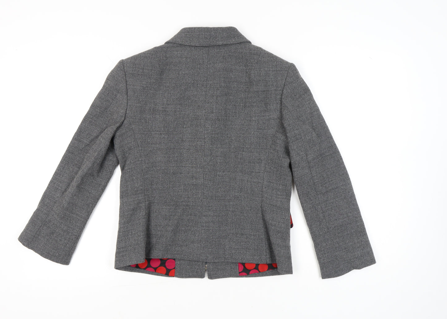 Marks and Spencer Women’s Grey Wool Blend Suit Jacket UK 12