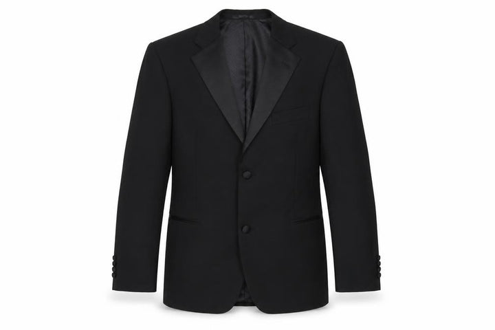 Taylor & Wright Men's Black 38R Shawl Lapel Suit Jacket