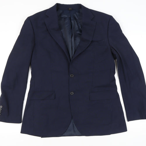 Marks and Spencer Women’s Blue Suit Jacket Size L 40in Chest