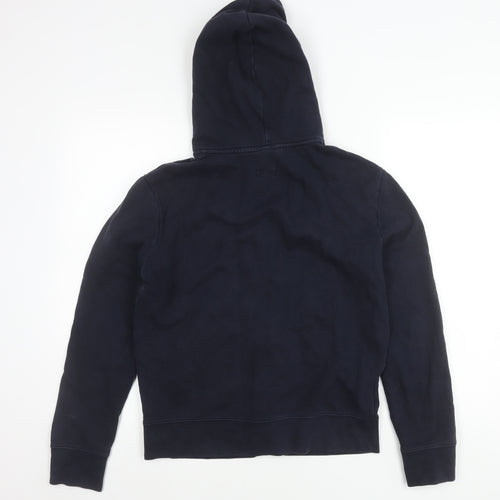 Marks and Spencer Men’s Dark Navy Small Full Zip Hoodie Jacket Cotton 35"-37"