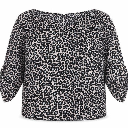 Billie & Blossom Women’s Multicoloured Leopard Print Blouse UK 12