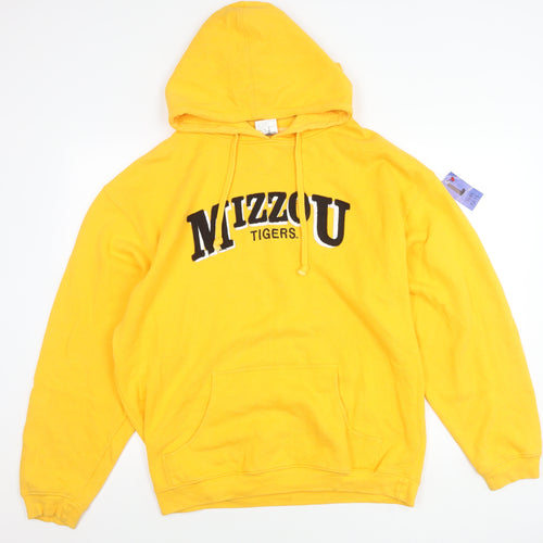 TCX Apparel Men’s Yellow Mizzou Tigers Hoodie Size L Pullover