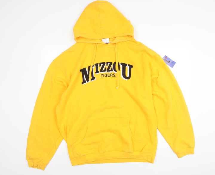 TCX Apparel Men’s Yellow Mizzou Tigers Hoodie Size L Pullover