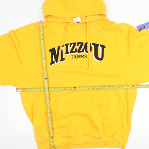 TCX Apparel Men’s Yellow Mizzou Tigers Hoodie Size L Pullover