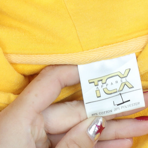 TCX Apparel Men’s Yellow Mizzou Tigers Hoodie Size L Pullover