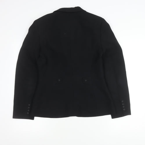 Next Womens Black Size 12 Suit Jacket Blazer Workwear Formal