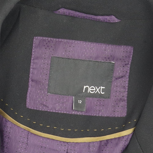 Next Womens Black Size 12 Suit Jacket Blazer Workwear Formal
