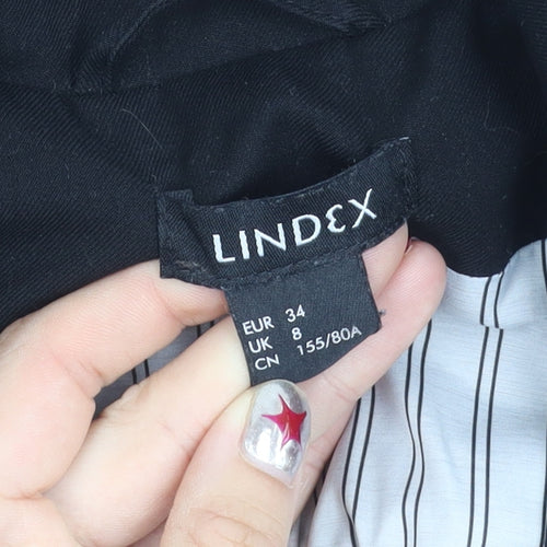 Lindex Women’s Black Tailored Blazer UK 8 One-Button Jacket