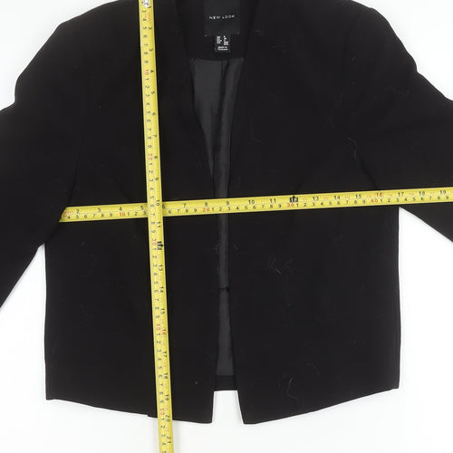 New Look Women's Black Size 8 Blazer Jacket Tailored Workwear