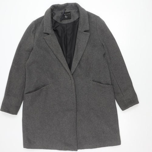Dorothy Perkins Women’s Grey Size 14 Mid-Length Coat Workwear