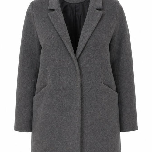 Dorothy Perkins Women’s Grey Size 14 Mid-Length Coat Workwear