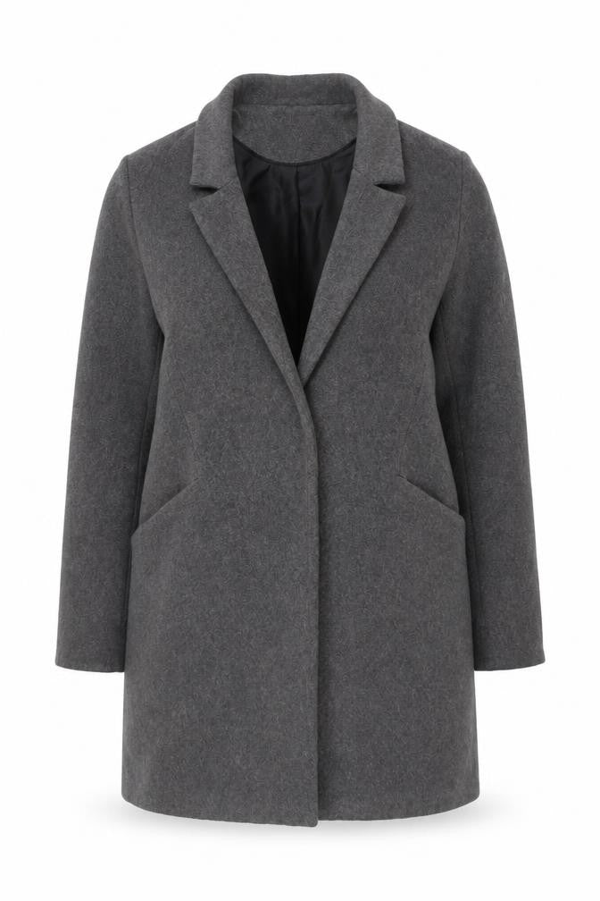 Dorothy Perkins Women’s Grey Size 14 Mid-Length Coat Workwear