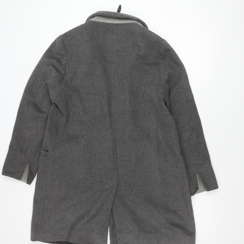 Dorothy Perkins Women’s Grey Size 14 Mid-Length Coat Workwear