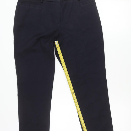 Next Mens Black Slim Fit Dress Pants Trousers L 40 Formal Workwear