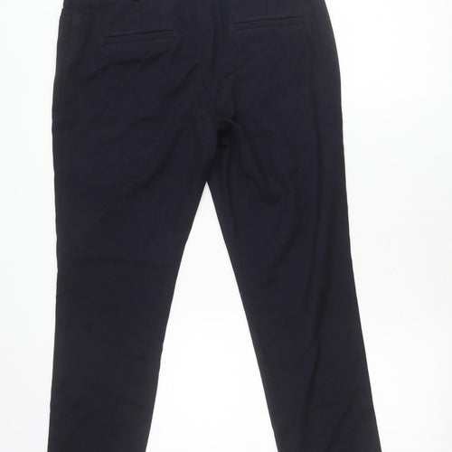 Next Mens Black Slim Fit Dress Pants Trousers L 40 Formal Workwear