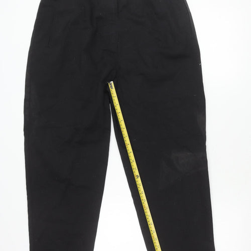 Casual Club Men’s Black Cotton Chino Trousers Size 16 Regular Fit