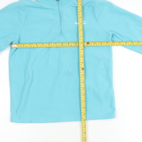 Peter Storm Girls Blue Fleece Pullover Sweatshirt 11 Years Hiking Outdoor