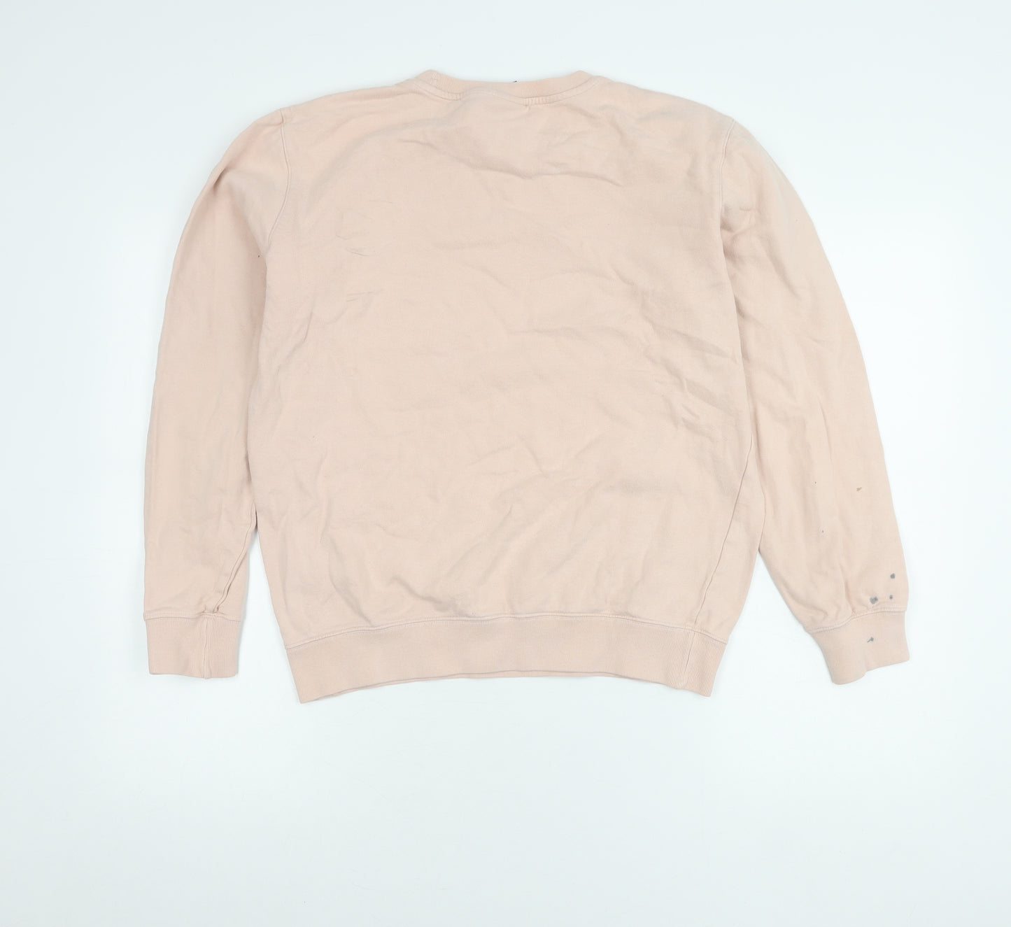 Champion Women’s Pink Small Pullover Sweatshirt Logo Crew Neck
