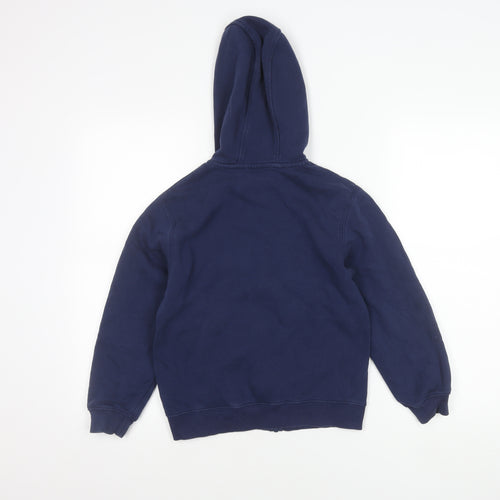 Nike Boys Blue Full Zip Hooded Jacket 11 Years Sports Casual