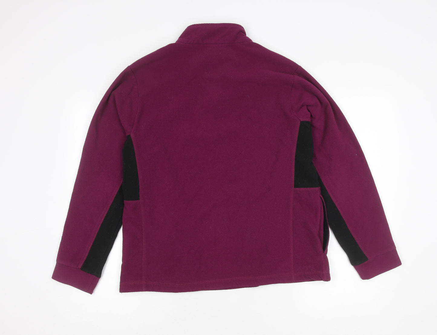 Movement Session Women’s Purple Fleece Sweatshirt Size 18 1/4 Zip Pullover