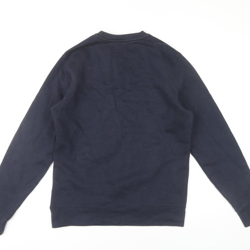 Champion Men’s Blue Small Pullover Sweatshirt Crew Neck Logo