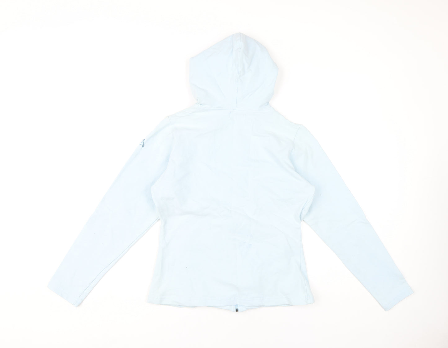 Kappa Women’s Light Blue Hoodie Full Zip Large Cotton Blend