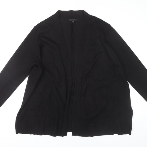 Verve Ami Womens Black Cardigan Size 18 Plus Long Sleeve Knit