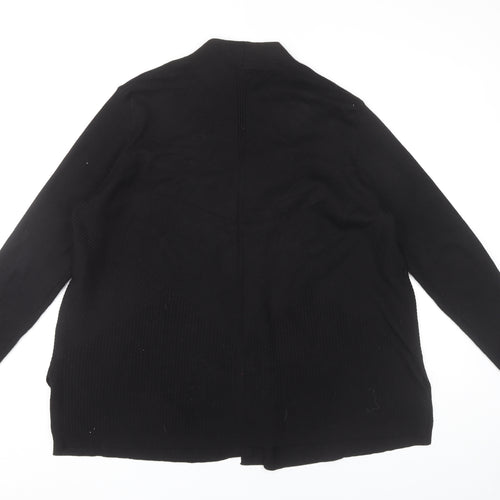 Verve Ami Womens Black Cardigan Size 18 Plus Long Sleeve Knit