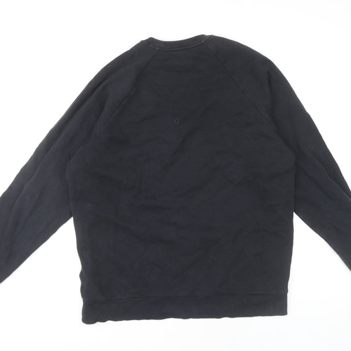 Under Armour Men’s Black M Pullover Crew Neck Sweatshirt Logo