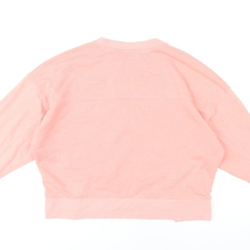 Next Women’s Pink Pullover Sweatshirt Size S Cotton Blend