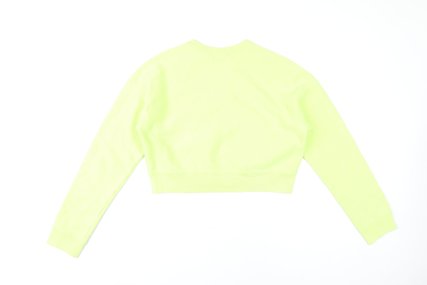 Champion Womens Yellow Medium Pullover Sweatshirt Crew Neck