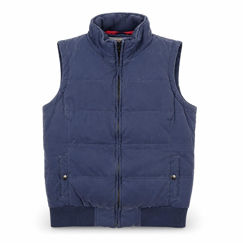 Fat Face Womens Blue Size 12 Puffer Padded Waistcoat Gilet Jacket