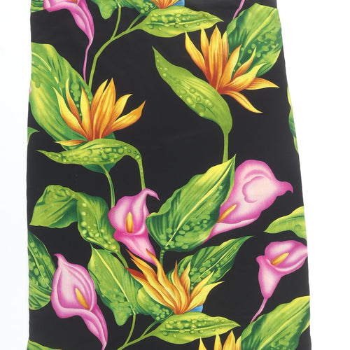 Sag Harbor Womens Multicoloured Size 8 Tropical Floral Shift Dress