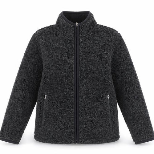 NX Sport Womens Black Fleece Zip Jacket UK 12 Regular Fit