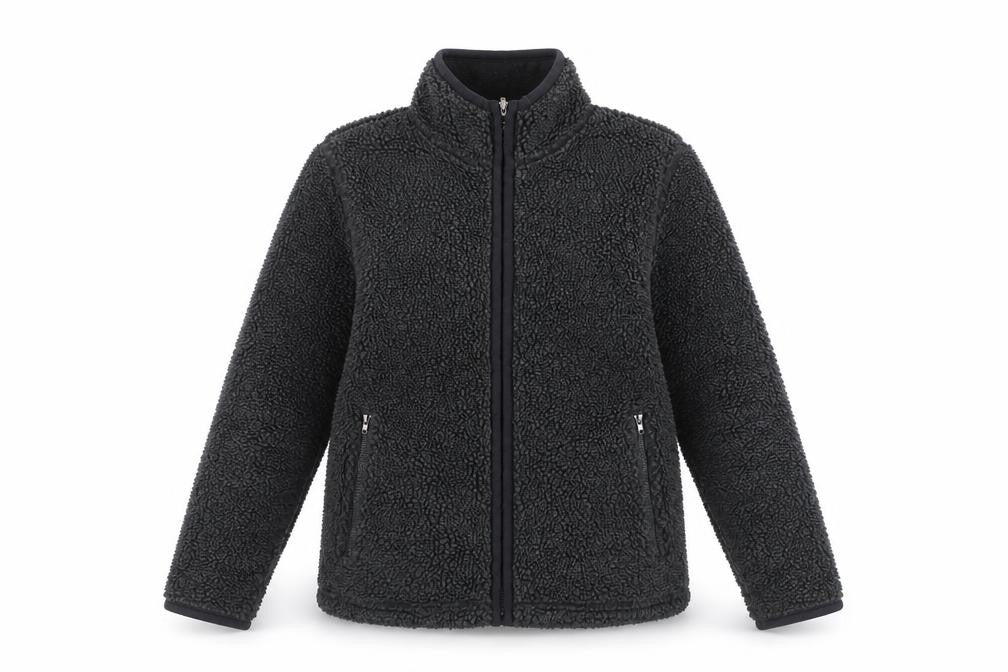 NX Sport Womens Black Fleece Zip Jacket UK 12 Regular Fit
