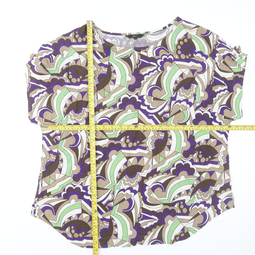 Next Women’s Multicoloured Geometric Tunic Blouse UK 18