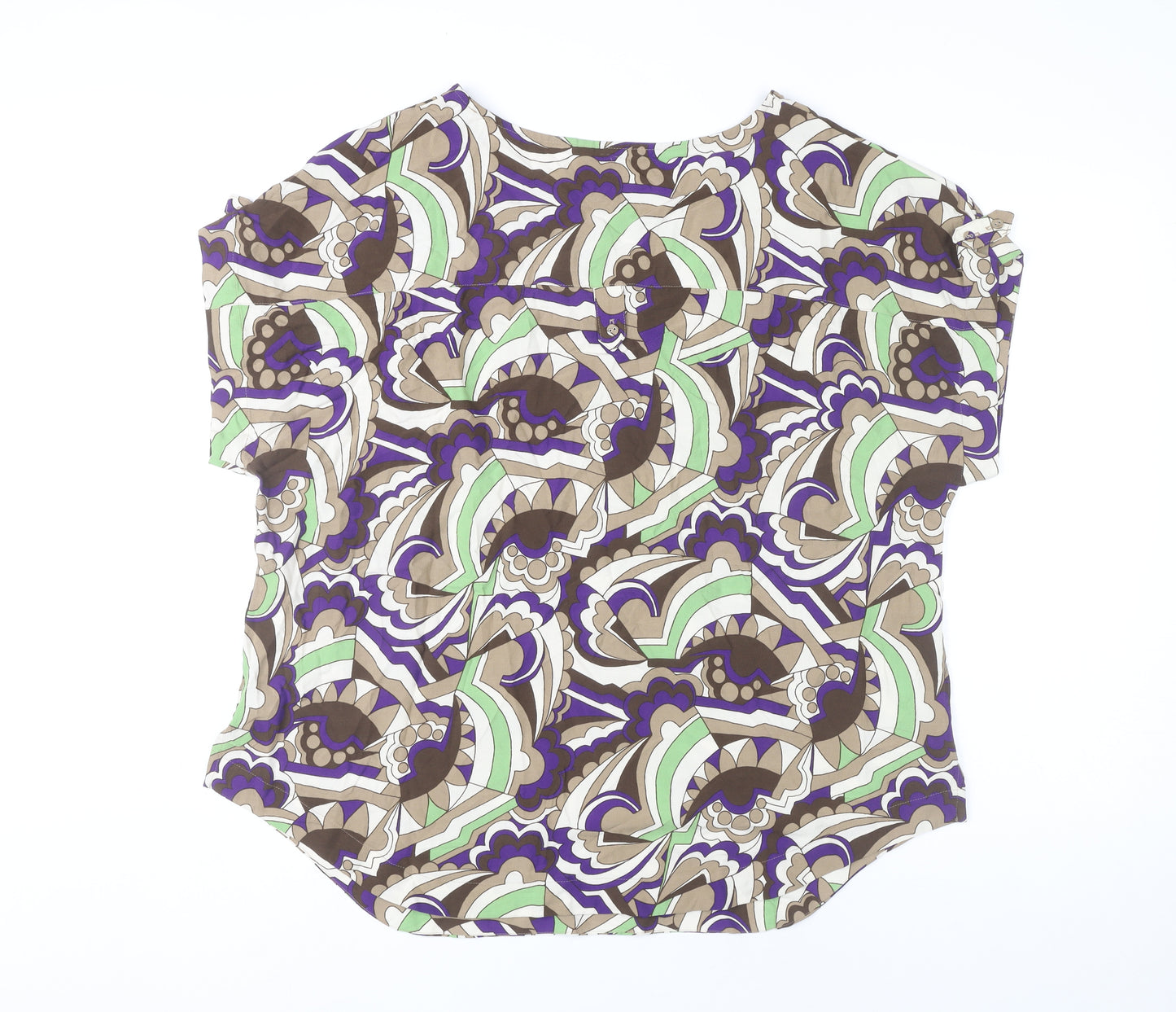 Next Women’s Multicoloured Geometric Tunic Blouse UK 18