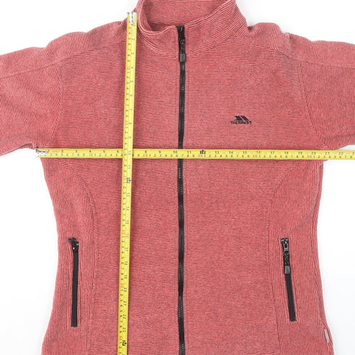 Trespass Women’s Red Full Zip Fleece Jacket Size L Outdoor Casual