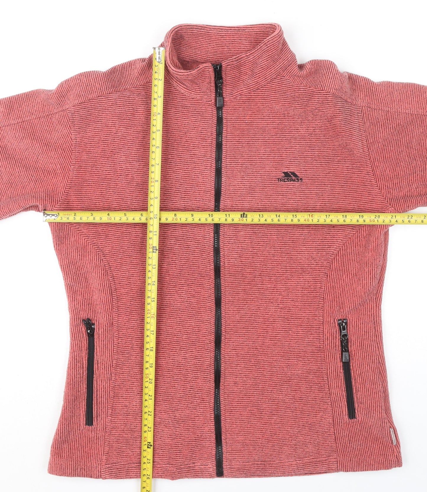 Trespass Women’s Red Full Zip Fleece Jacket Size L Outdoor Casual