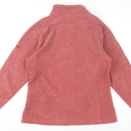 Trespass Women’s Red Full Zip Fleece Jacket Size L Outdoor Casual