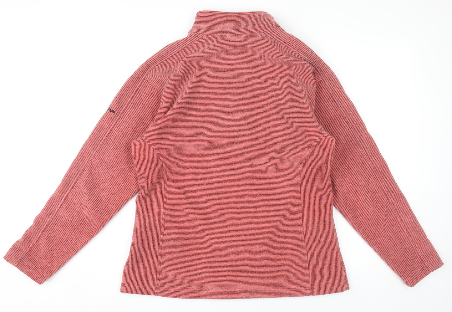 Trespass Women’s Red Full Zip Fleece Jacket Size L Outdoor Casual