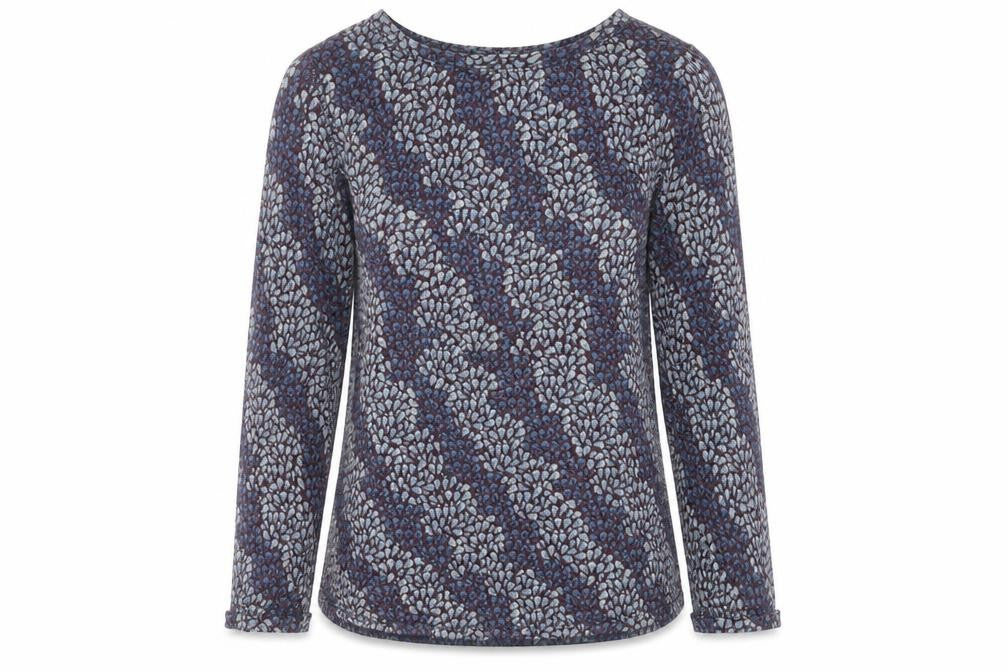 Front view of White Stuff women’s multicoloured floral cotton long sleeve blouse uk 10
