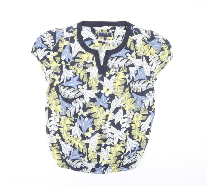 Maine New England Womens Multicoloured Floral Blouse Size 10