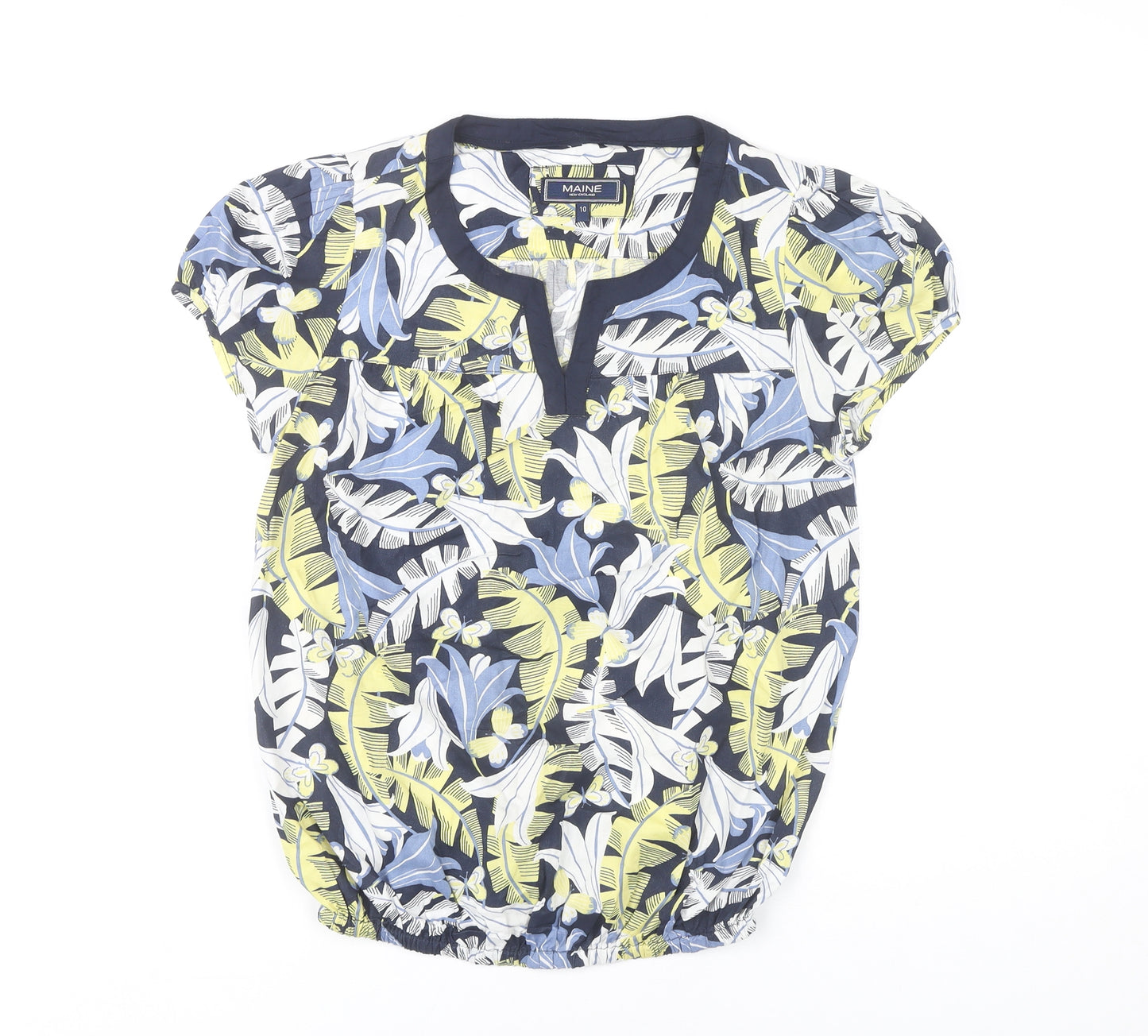 Maine New England Womens Multicoloured Floral Blouse Size 10
