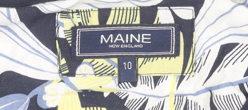 Maine New England Womens Multicoloured Floral Blouse Size 10