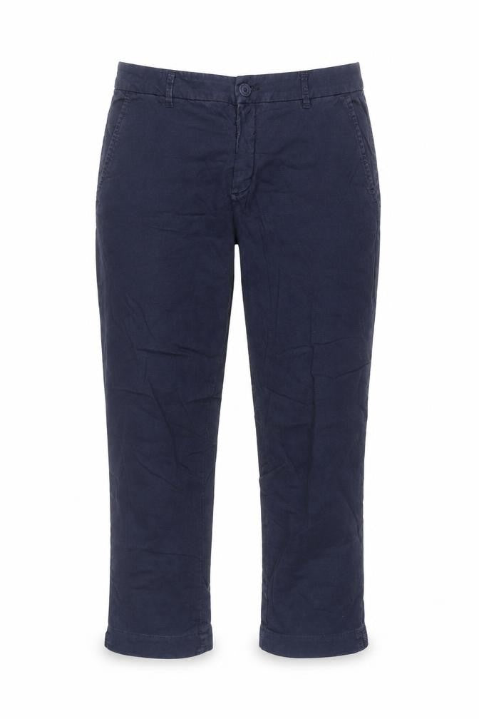 United Colors of Benetton Womens Blue Size 10 Chino Trousers